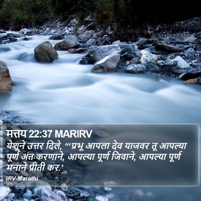 मत्तय 22:37 MARIRV Bible Verse Image