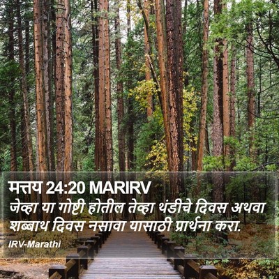 मत्तय 24:20 MARIRV Bible Verse Image