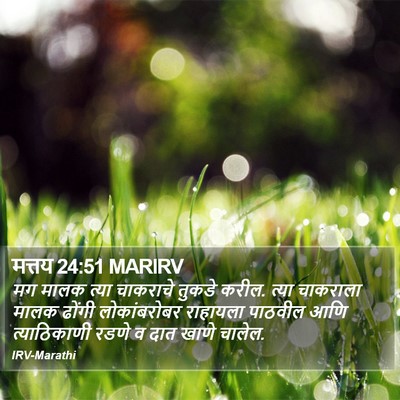 मत्तय 24:51 MARIRV Bible Verse Image