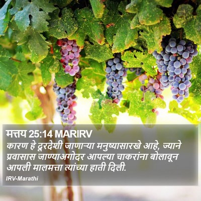मत्तय 25:14 MARIRV Bible Verse Image