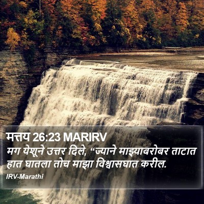 मत्तय 26:23 MARIRV Bible Verse Image