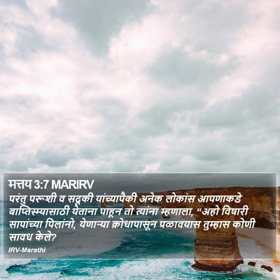 मत्तय 3:7 MARIRV Bible Verse Image
