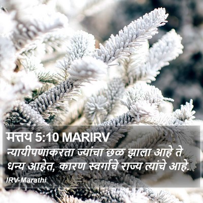 मत्तय 5:10 MARIRV Bible Verse Image