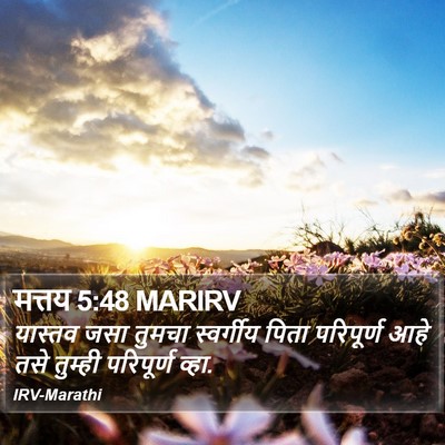 मत्तय 5:48 MARIRV Bible Verse Image