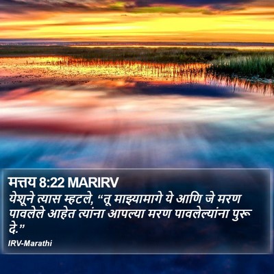 मत्तय 8:22 MARIRV Bible Verse Image