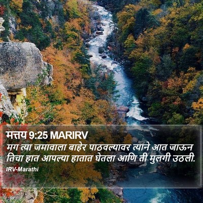 मत्तय 9:25 MARIRV Bible Verse Image