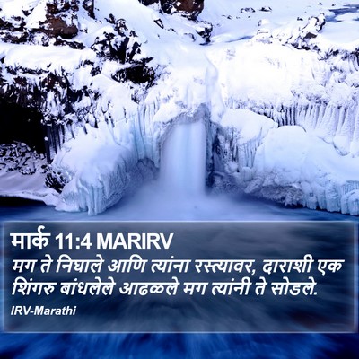 मार्क 11:4 MARIRV Bible Verse Image