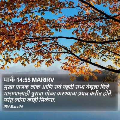 मार्क 14:55 MARIRV Bible Verse Image