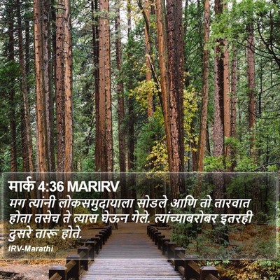 मार्क 4:36 MARIRV Bible Verse Image