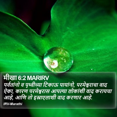 मीखा 6:2 MARIRV Bible Verse Image