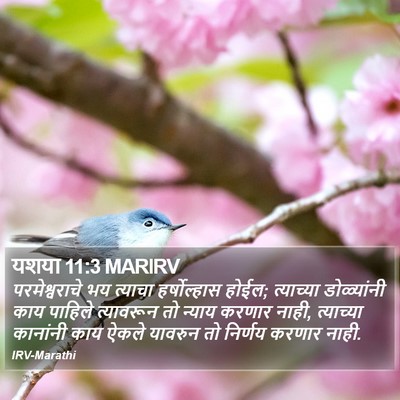यशया 11:3 MARIRV Bible Verse Image