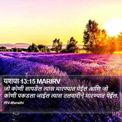 यशया 13:15 MARIRV Bible Verse Image