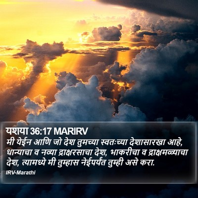 यशया 36:17 MARIRV Bible Verse Image