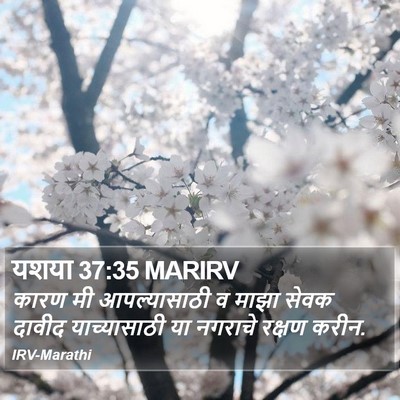 यशया 37:35 MARIRV Bible Verse Image