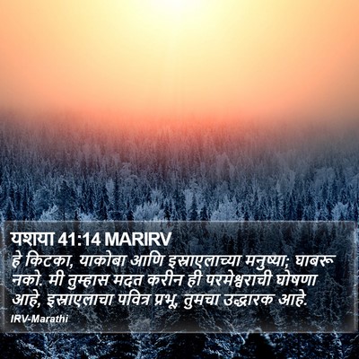 यशया 41:14 MARIRV Bible Verse Image