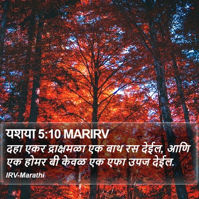 यशया 5:10 MARIRV Bible Verse Image