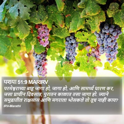 यशया 51:9 MARIRV Bible Verse Image