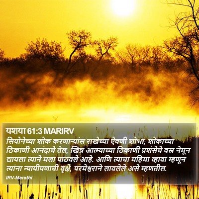 यशया 61:3 MARIRV Bible Verse Image