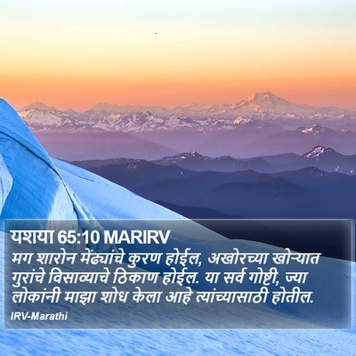यशया 65:10 MARIRV Bible Verse Image