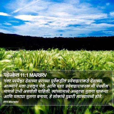 यहेज्केल 11:1 MARIRV Bible Verse Image