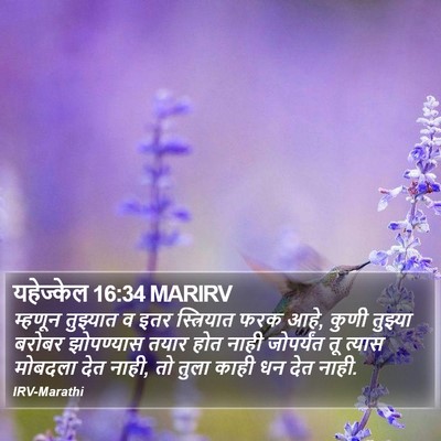 यहेज्केल 16:34 MARIRV Bible Verse Image