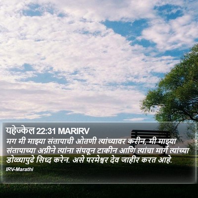 यहेज्केल 22:31 MARIRV Bible Verse Image