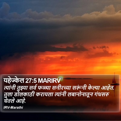 यहेज्केल 27:5 MARIRV Bible Verse Image