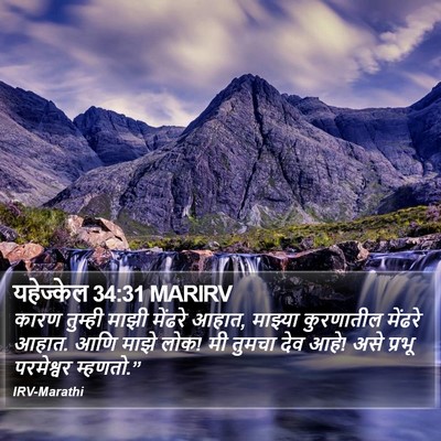 यहेज्केल 34:31 MARIRV Bible Verse Image
