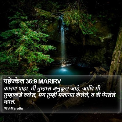 यहेज्केल 36:9 MARIRV Bible Verse Image