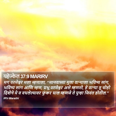 यहेज्केल 37:9 MARIRV Bible Verse Image