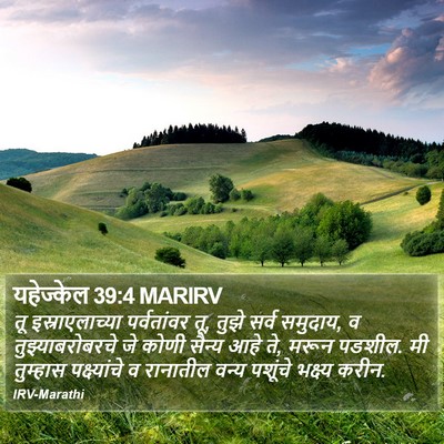 यहेज्केल 39:4 MARIRV Bible Verse Image