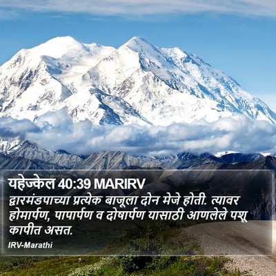 यहेज्केल 40:39 MARIRV Bible Verse Image