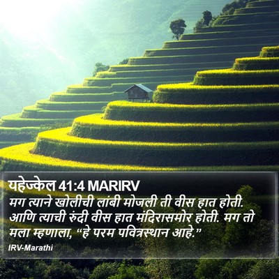 यहेज्केल 41:4 MARIRV Bible Verse Image