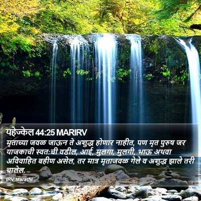 यहेज्केल 44:25 MARIRV Bible Verse Image