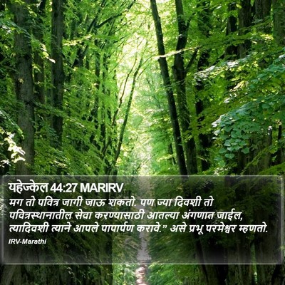 यहेज्केल 44:27 MARIRV Bible Verse Image