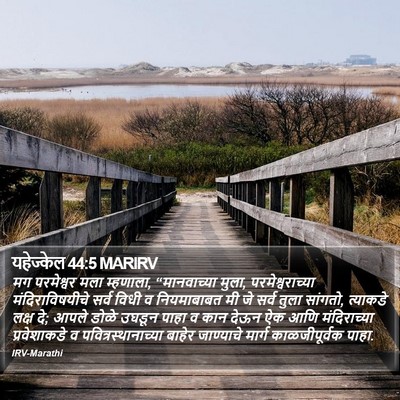 यहेज्केल 44:5 MARIRV Bible Verse Image