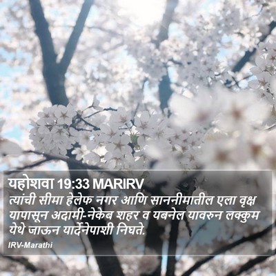 यहोशवा 19:33 MARIRV Bible Verse Image
