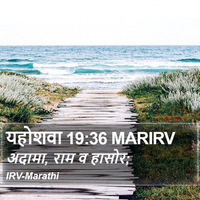 यहोशवा 19:36 MARIRV Bible Verse Image