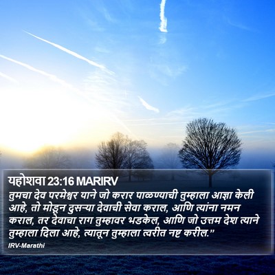 यहोशवा 23:16 MARIRV Bible Verse Image