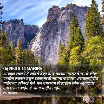 यहोशवा 8:14 MARIRV Bible Verse Image