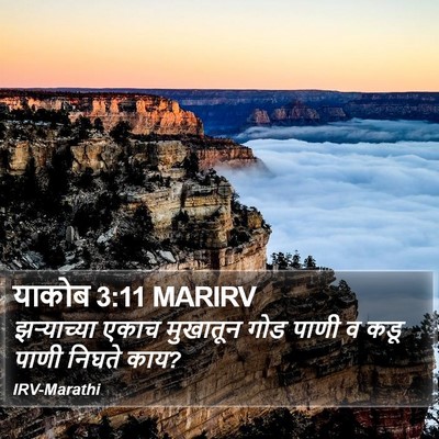 याकोब 3:11 MARIRV Bible Verse Image