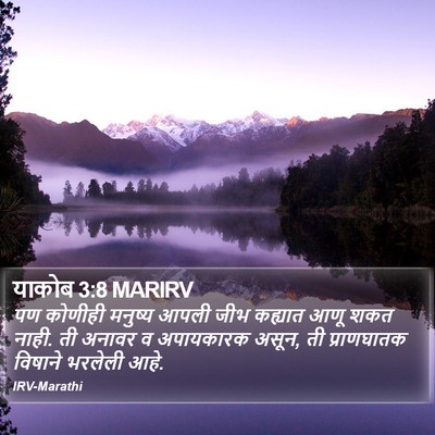 याकोब 3:8 MARIRV Bible Verse Image