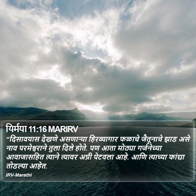 यिर्मया 11:16 MARIRV Bible Verse Image