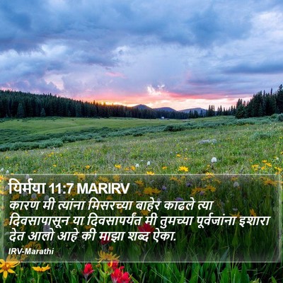 यिर्मया 11:7 MARIRV Bible Verse Image