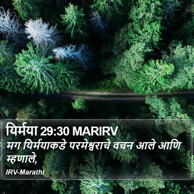 यिर्मया 29:30 MARIRV Bible Verse Image
