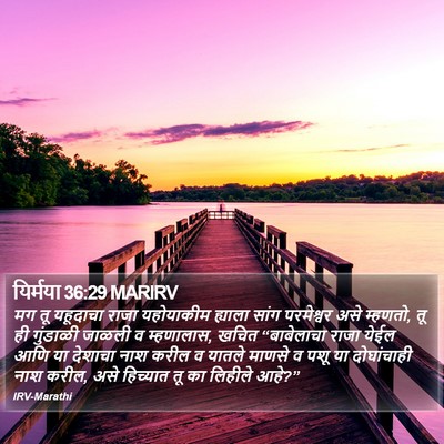 यिर्मया 36:29 MARIRV Bible Verse Image