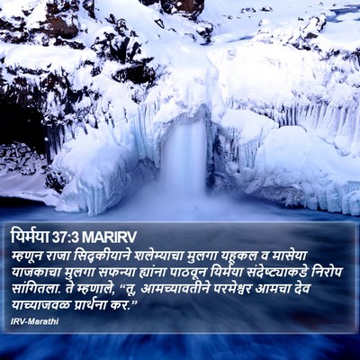 यिर्मया 37:3 MARIRV Bible Verse Image