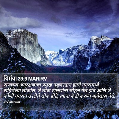 यिर्मया 39:9 MARIRV Bible Verse Image