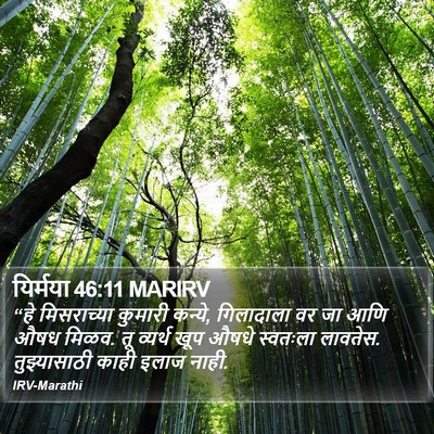 यिर्मया 46:11 MARIRV Bible Verse Image