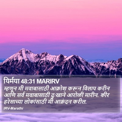यिर्मया 48:31 MARIRV Bible Verse Image